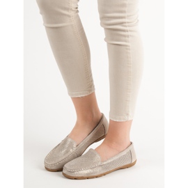 VINCEZA læder loafers gul 2