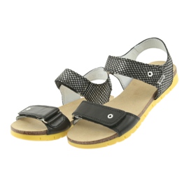 Bartek Pigeres sandaler 59183 sort med mønster 3