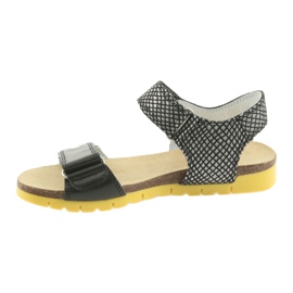 Bartek Pigeres sandaler 59183 sort med mønster 2