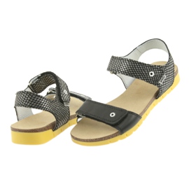 Bartek Pigeres sandaler 59183 sort med mønster 4