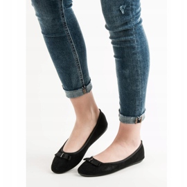 GUAPISSIMA Ballerinas med glitter sort 1