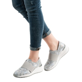 Goodin Slip-on lædersko grå 2