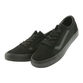 Atletico 18081 sneakers med snøre, sorte 3