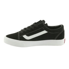 Atletico bundet sneakers 18081 sort/hvid 2