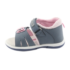 American Club Amerikanske DR19 denim butterfly pigesandaler blå lyserød 2
