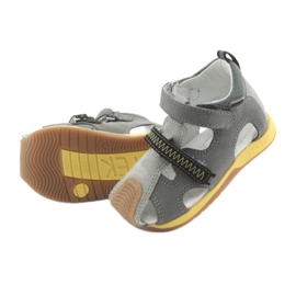 Sandaler drengerober Bartek 81772 grå gul 5