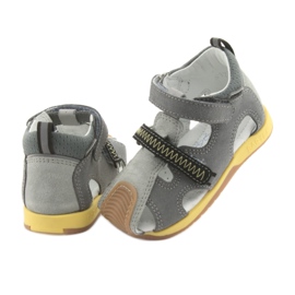Sandaler drengerober Bartek 81772 grå gul 4