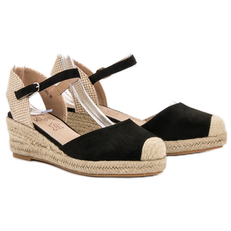 Kylie Kile Espadrilles sort brun 1