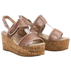 Kylie Velcro sandaler lyserød 1