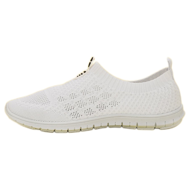 Renda Kvinders slip-on sko hvid 1