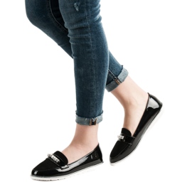 SHELOVET Sortlakerede loafers 1