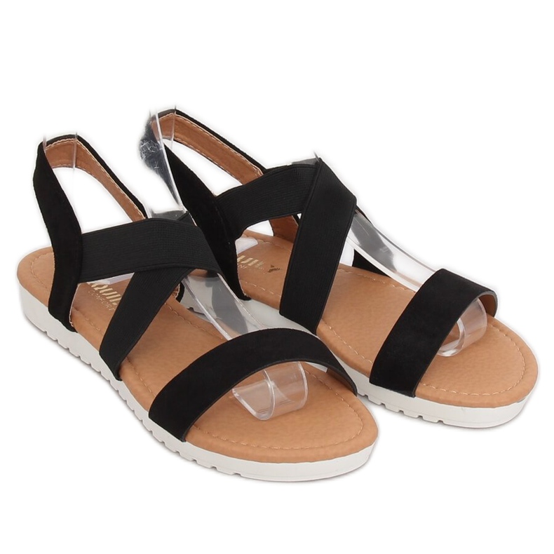 Sorte kvinders sandaler X565 Sort 1