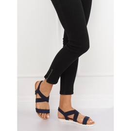 Marineblå sandaler til kvinder X565 Navy 1