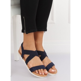 Marineblå sandaler til kvinder X565 Navy 2