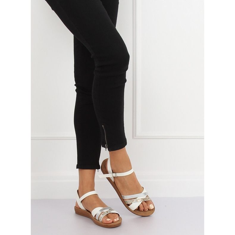 Hvide sandaler til kvinder TS-9 Hvid 2