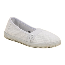 Hvide VICES Slipons 1