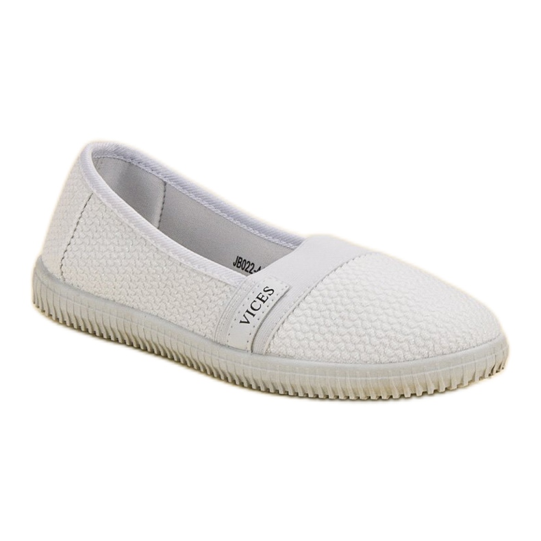 Hvide VICES Slipons 1