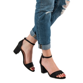 Stilfulde VICES sandaler sort 2