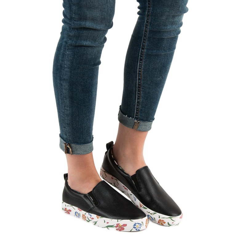 Groto Gogo Moderigtige Slipons sort 2