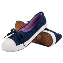J. Star Stilfulde lave sneakers blå 1