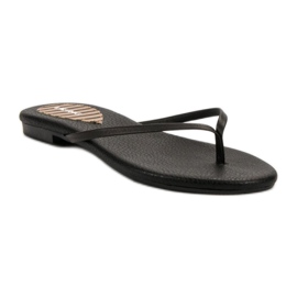 SHELOVET Klassiske flip-flops sort 1