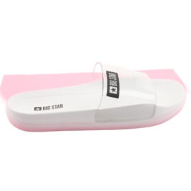 Big Star 274A258 damesandaler hvid sort 1