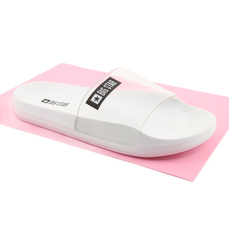Big Star 274A258 damesandaler hvid sort 2