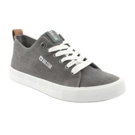 Grå Big Star 174165 mænds grå sneakers 1