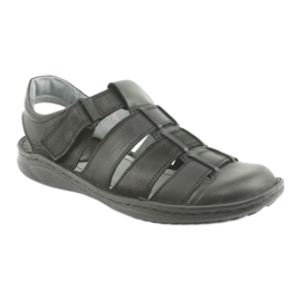 Sort Riko 619 herresportssandaler 1