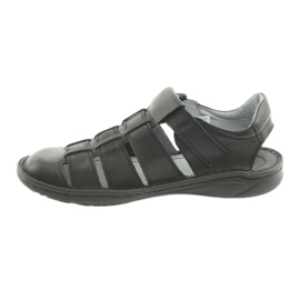 Sort Riko 619 herresportssandaler 2