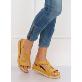 Gule damesandaler G-199 Gul 1