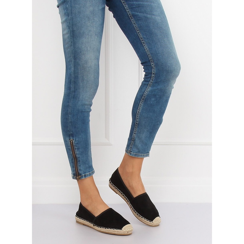Sorte espadriller til kvinder LX178 Sort 1