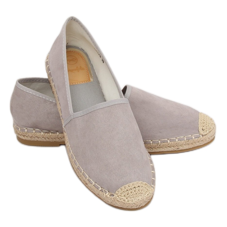 Grå Espadriller til kvinder LX178 Grå 1