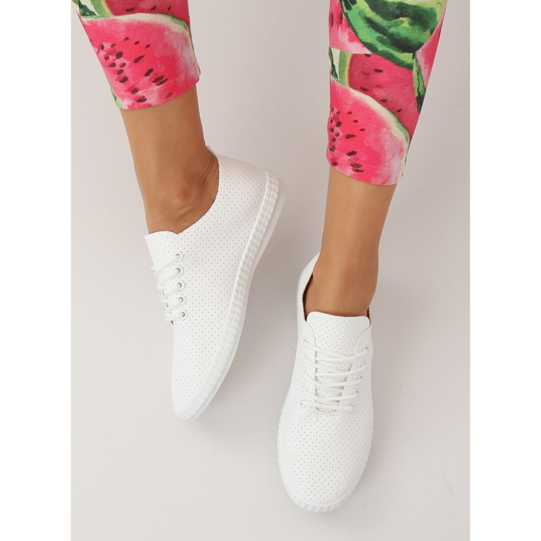 Hvide damesko B111-17 Allwhite 2