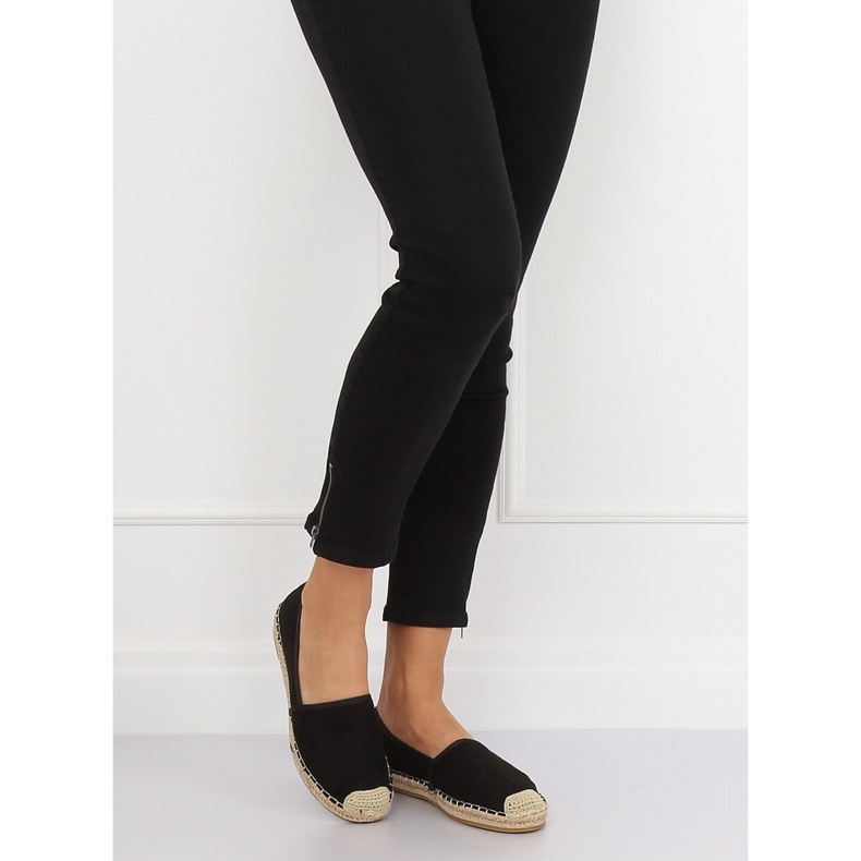 Sorte espadriller til kvinder 4855 Sort 1