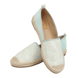 Mint dame Espadrilles A629-ESP-1 Grøn 1