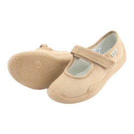 Dr.orto Befado Women's Ballerinas PU-Ey 197d004 Beige velcro Silber Insert 5