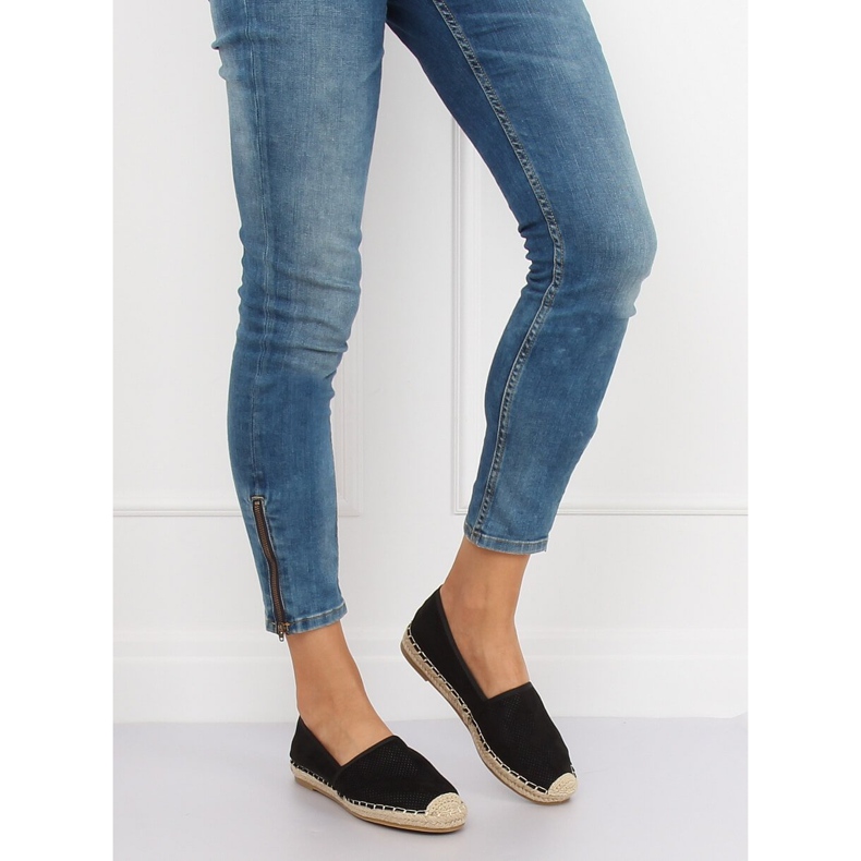 Sorte espadriller til kvinder N-2978 Sort 1