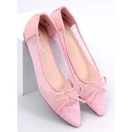 Lyserøde kvinders ballerinaer LT119P Pink 2