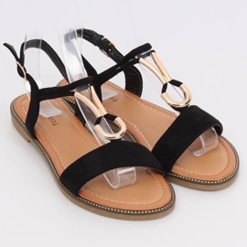 Sorte kvinders sandaler WL024 Sort 2