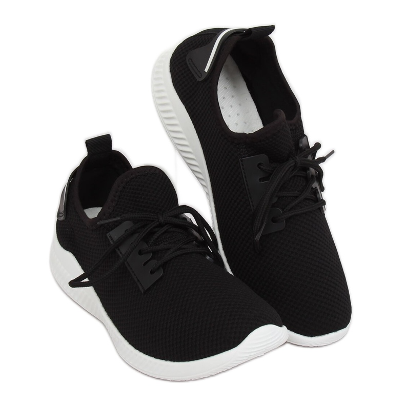 Sorte sportssko 7762-Y Sort 1