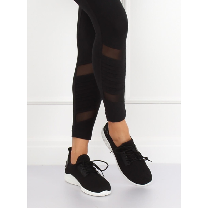 Sorte sportssko 7762-Y Sort 2