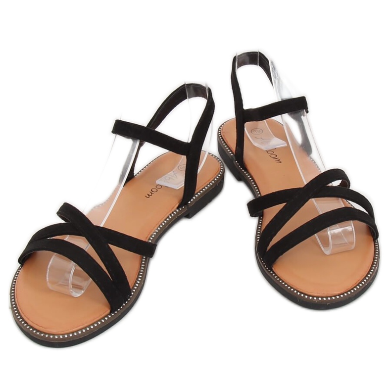 Sorte kvinders sandaler WL255 Sort 1