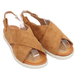 Camel 9003 Camel damesandaler brun 1