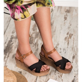 Primavera Kile sandaler brun sort 2