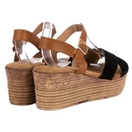 Primavera Kile sandaler brun sort 1