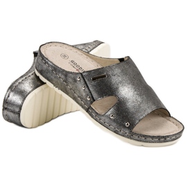 Goodin Komfortable flip-flops grå 1