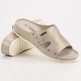 Goodin Komfortable flip-flops gul 1