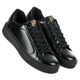 Kylie Sneakers på platformen sort 1