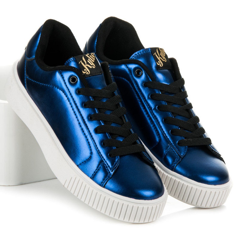 Kylie Sneakers på platformen blå 1